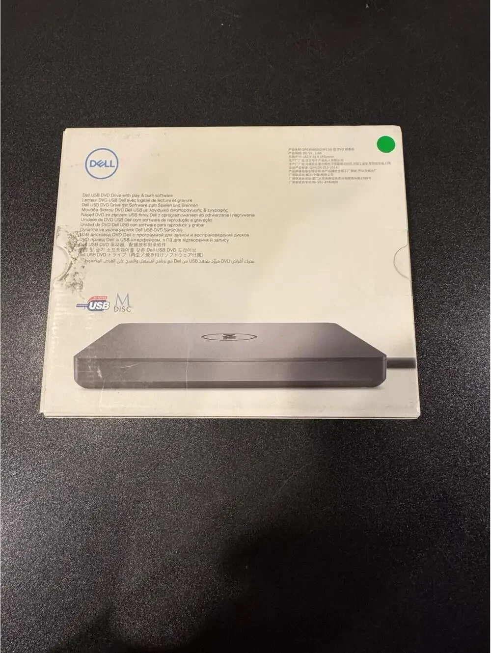Dell USB Slim DVD +/- RW External Optical Drive DW316 [2224]